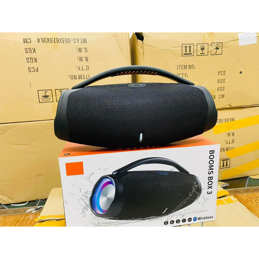Loa Bluetooth Booms Box3 âm thanh cực đỉnh, Bass căng đét- Bảo hành 6 tháng