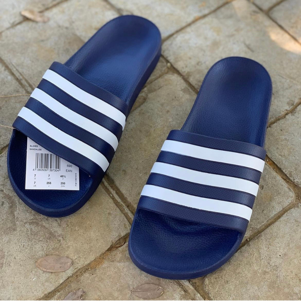 Dép nam nữ quai ngang Adilette Aqua Vapour Pink, đúc nguyên khối, không thấm nước, dép chính hãng