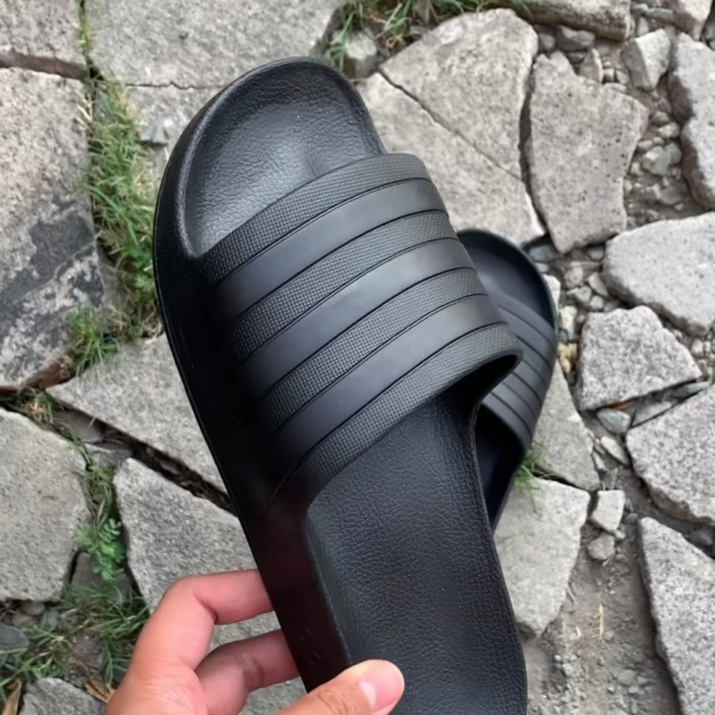 Dép nam nữ quai ngang Adilette Aqua Vapour Pink, đúc nguyên khối, không thấm nước, dép chính hãng