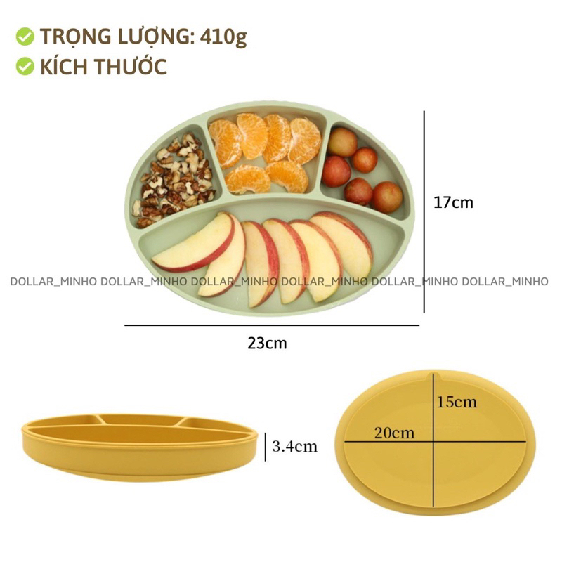 Nắp Khay Ăn Dặm Silicon ANBE