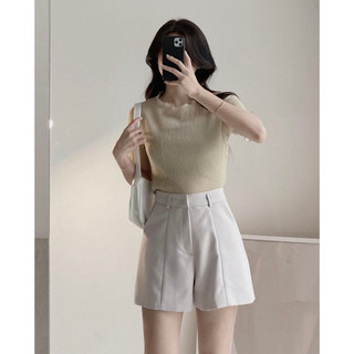 Set sơ mi voan to kèm áo quây hot trend cực xinh AO6