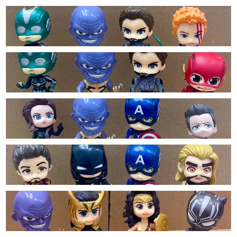 Bộ 4 mô hình chibi siêu anh hùng marvel siêu đẹp
