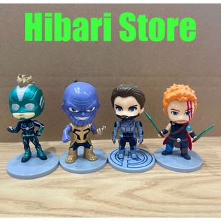 Bộ 4 mô hình chibi siêu anh hùng marvel siêu đẹp
