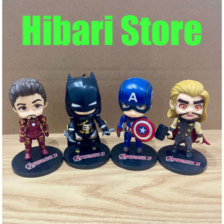 Bộ 4 mô hình chibi siêu anh hùng marvel siêu đẹp