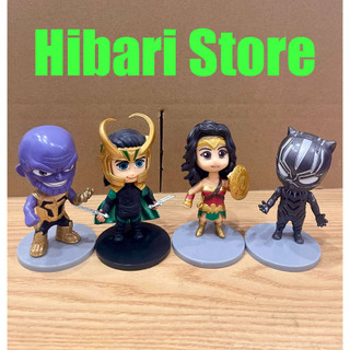 Bộ 4 mô hình chibi siêu anh hùng marvel siêu đẹp