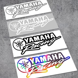 Decal logo tem dán xe máy kiểu chữ YAMAHA RACING phong cách cực chất