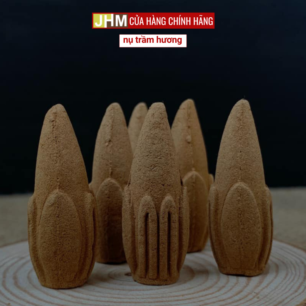 1 Nhang nụ trầm hương JHM đốt xông nhà tẩy uế trầm thơm mang lại may mắn bình an