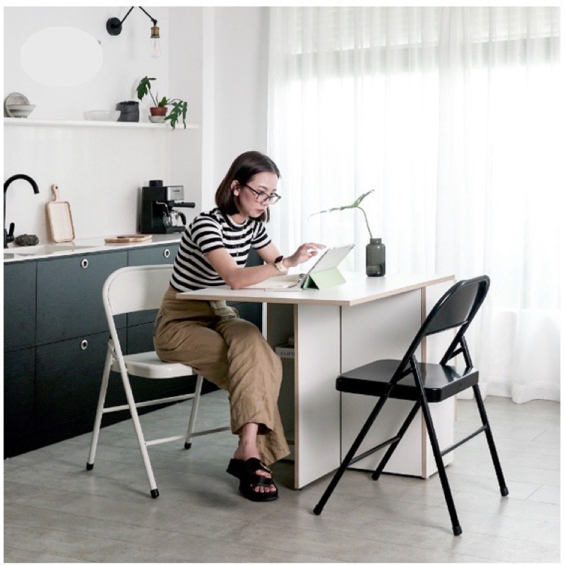 Ghế xếp nhập khẩu nguyên kiện - ghế xếp decor phòng bền đẹp