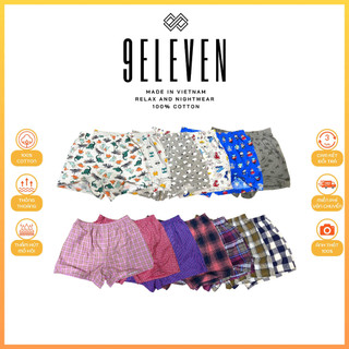 Combo 10 quần đùi, quần ngủ nam siêu mát big size - 9eleven