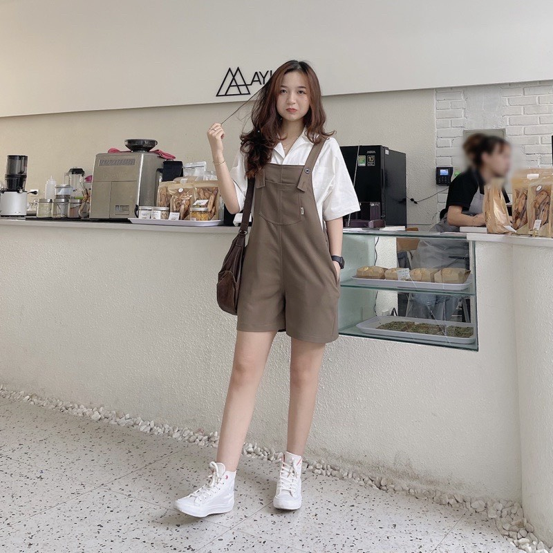 Quần short yếm chất vải Ruby cao cấp trẻ trung năng động phù hợp đi choi QU8