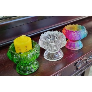 CHÂN ĐẾ ĐÈN CẦY THUỶ TINH - ĐẾ NẾN THUỶ TINH