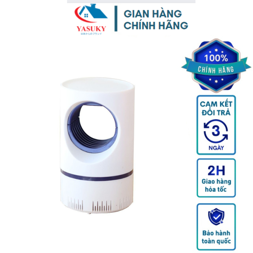 Máy bắt muỗi Yasuky - Đèn bắt muỗi thông minh cao cấp công nghệ đèn LED cắm USB Buggy Yasuky