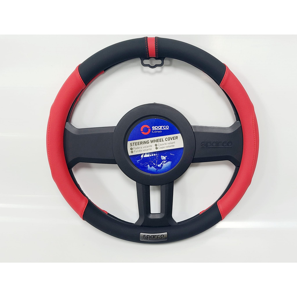 Bọc vô lăng ô tô - Bọc vô lăng SPARCO - SPC1106BK - đường kính 38cm phù hợp với hầu hết các xe trên thị trường Việt Nam. | BigBuy360 - bigbuy360.vn