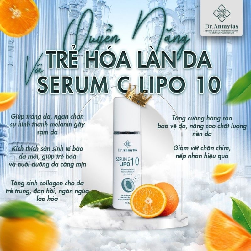 🍀Siêu Cấp🍀 Vitamin C Phân Tử Nhỏ Nhất Thế Giới Dr.Anmytas