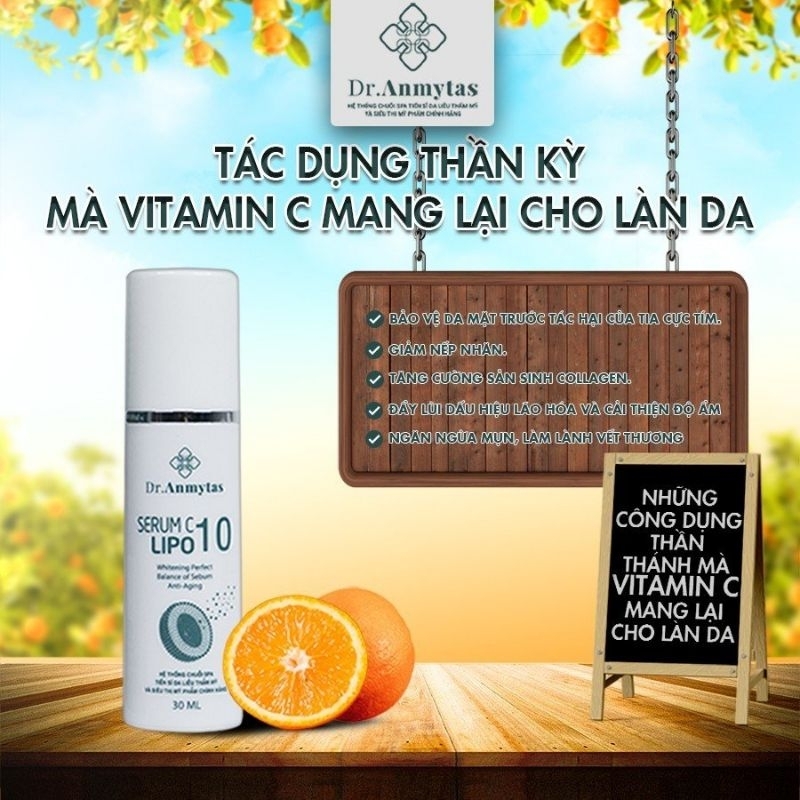 🍀Siêu Cấp🍀 Vitamin C Phân Tử Nhỏ Nhất Thế Giới Dr.Anmytas