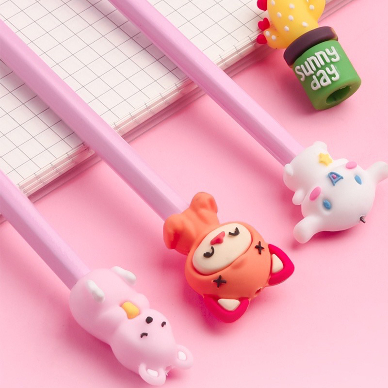 1 VĨ NẮP ĐẬY BÚT CHÌ NHỰA DẺO