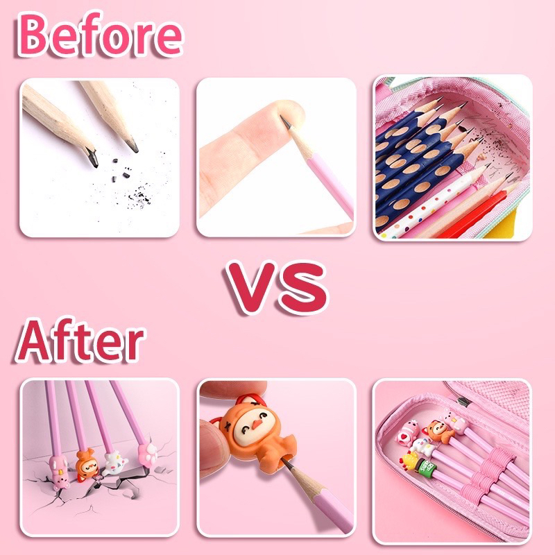 1 VĨ NẮP ĐẬY BÚT CHÌ NHỰA DẺO