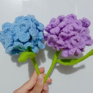 Hoa cẩm tú cầu len handmade