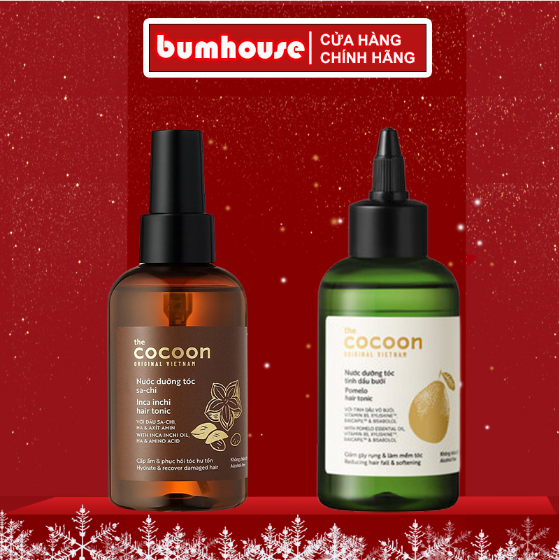 PHIÊN BẢN MỚI - Nước dưỡng tóc tinh dầu bưởi Cocoon giúp giảm gãy rụng & làm mềm tóc 140ml