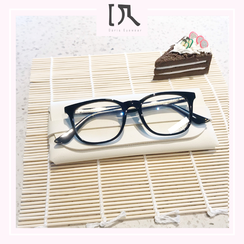 Kính Mát Gọng Kính Cận Vuông Nhựa Càng Bọc Lõi Thép Thời Trang DORISEYEWEAR