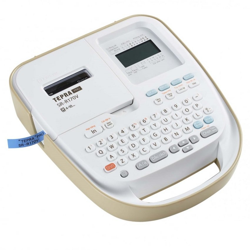 Máy in nhãn TEPRA SR-R170V - máy có tiếng Việt