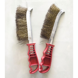 Bàn chải sắt cán đỏ = 2 cái