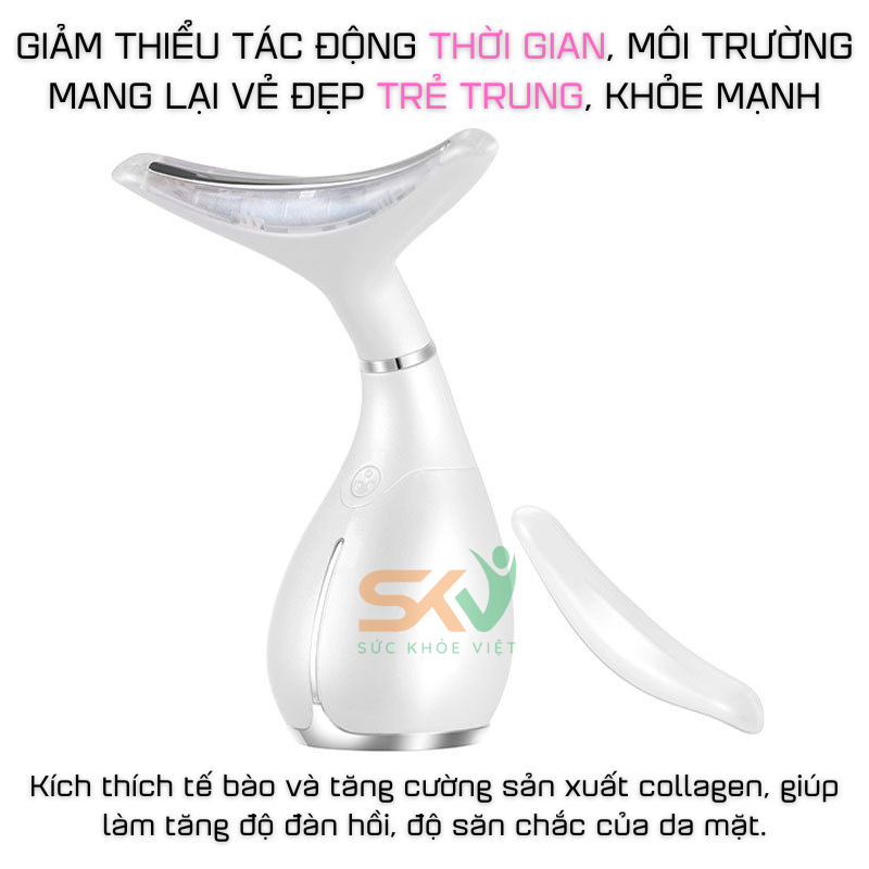 Máy nâng cơ mặt SKV-H309, giảm quá trình lão hóa và tăng cường độ đàn hồi cho da mặt, massage, kích thích cơ mặt