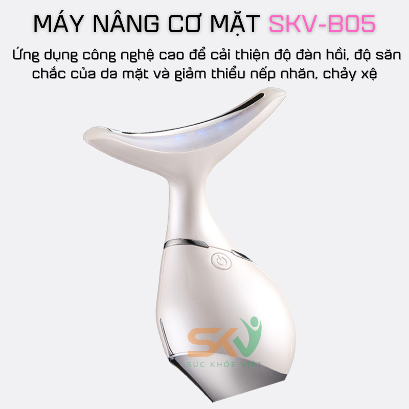 Máy nâng cơ mặt SKV-H309, giảm quá trình lão hóa và tăng cường độ đàn hồi cho da mặt, massage, kích thích cơ mặt