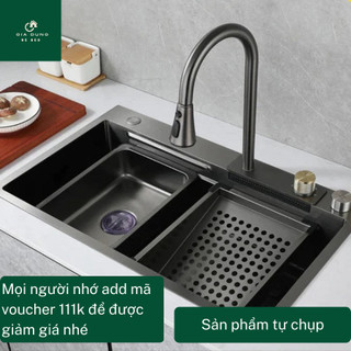 Chậu rửa chén, bát 1 hố inox 304 - loại lớn đã bao gồm phụ kiện