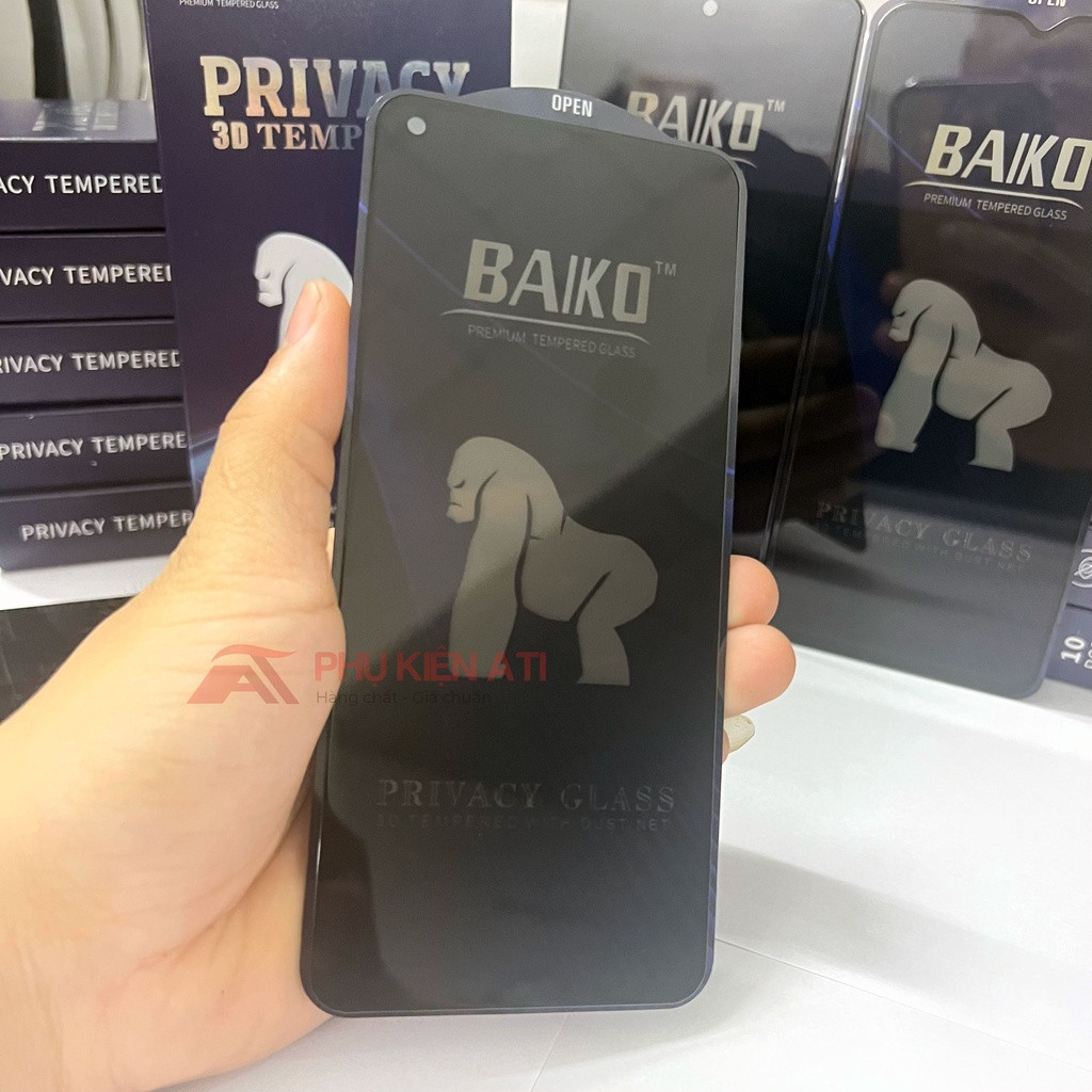 Cường lực Baiko Chống nhìn trộm Samsung M33/ M23/ M53/ M51/ M52/ M62/ M12/ M13/ M22/ M33/ M21/ M31/ M30s - Khóm phụ kiện