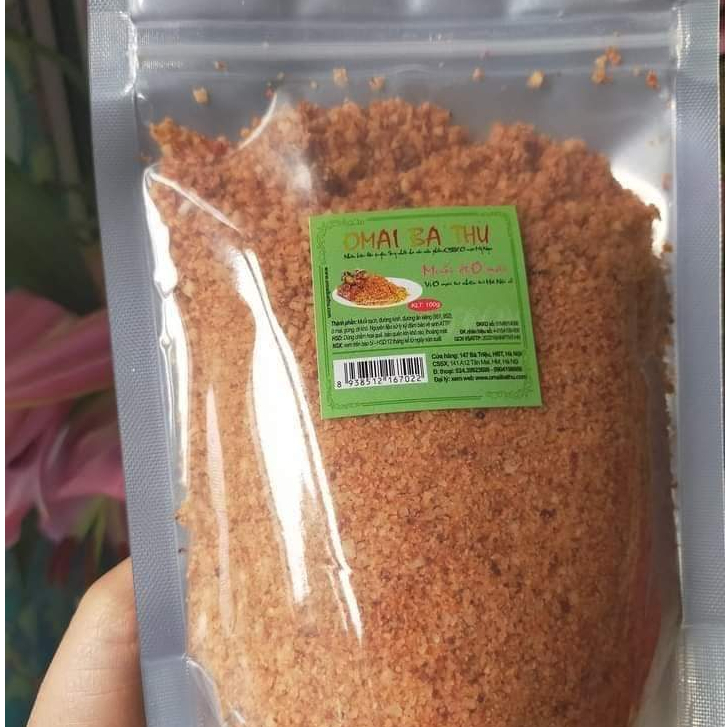 Muối ô mai Bà Thu  túi zip 500gr