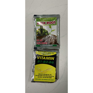 Bộ đôi vitamin và kích rễ Hulk Root gói 10ml chăm sóc cây cảnh và hoa lan
