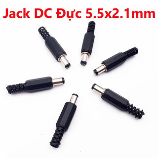 Jack dc đực cái 5.5x2.1mm, jack dc có ốc vặn 5.5x2.1mm
