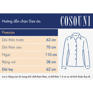 COSOUNI - Áo Sơ Mi Lụa Nữ Màu Xanh Mint