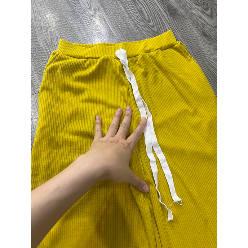 sét gân tay ngắn quần dài phối viền 40-52kg