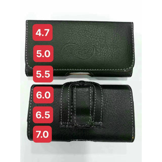 Bao da điện thoại đeo thắt lưng mẫu ngang nhiều size 4,7 đến 7.0