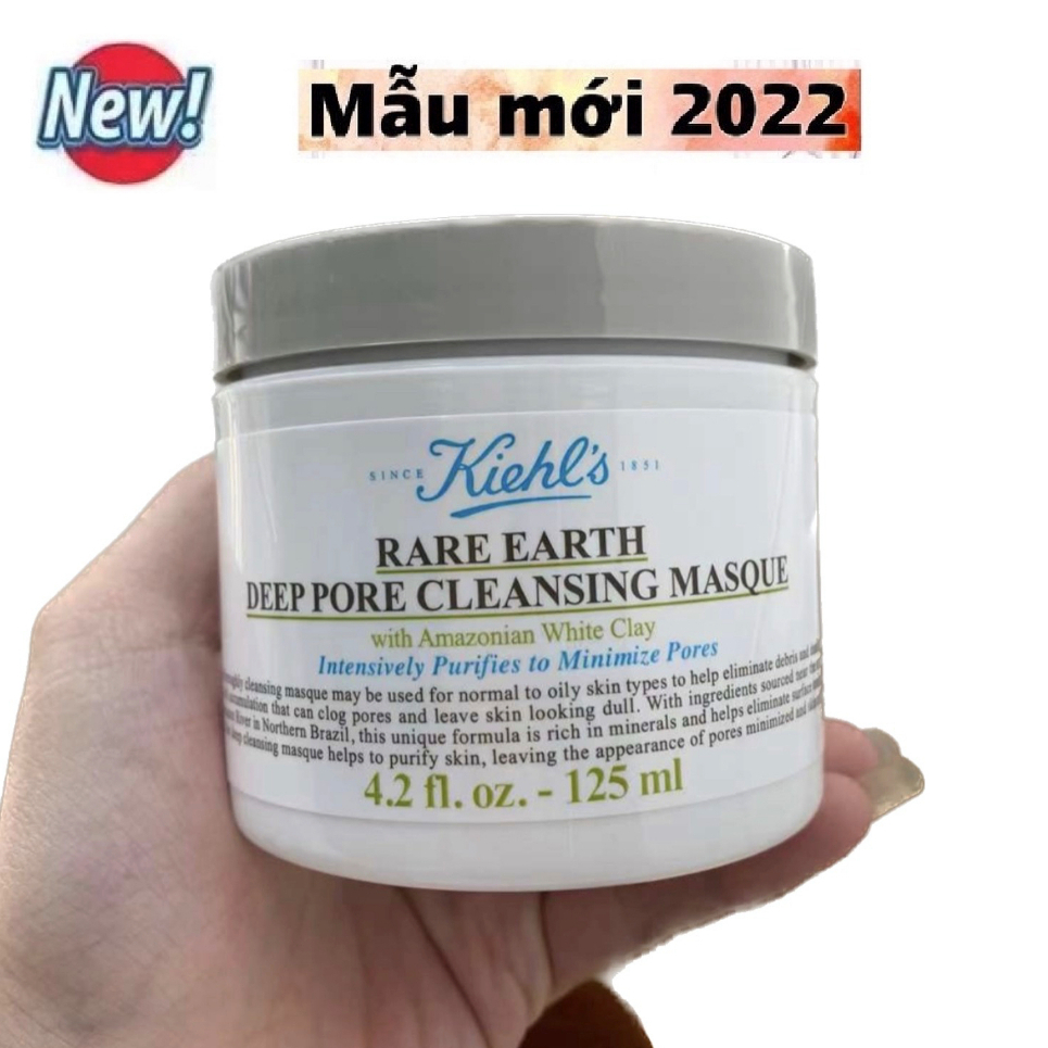 Mặt Nạ Đất Sét Kiehl's Rare Earth Deep Pore Cleansing Masque (125ml)