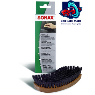 Bàn chải vệ sinh ghế da, nội thất oto - Sonax textile & leather brush