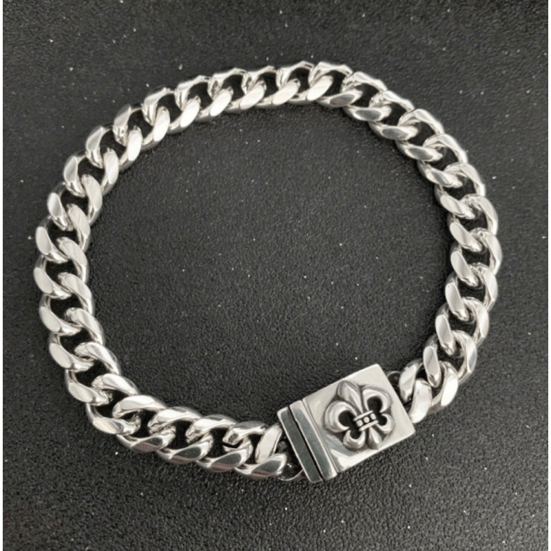 ⚡️HÀNG SẴN⚡️VÒNG TAY CHROME HEART CH-155 -Lắc tay Dạng Xích Chrome heart Bản Nhỏ/ Chrome heart brace