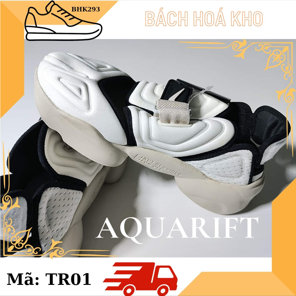 Giày Thể Thao nam nữ sneaker Air Aqua Rift White Dáng Hàn Quốc màu trắng , Vải Tổng Hợp [ Full Box Bill hót 2 ,Unisex