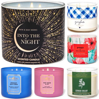 [Nhiều mùi] Nến thơm Bath and Body Works 3bấc 411gr