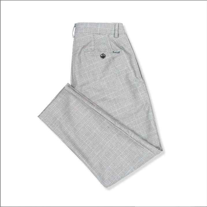 RIPOFFF Checked Trouser Pants - Grey