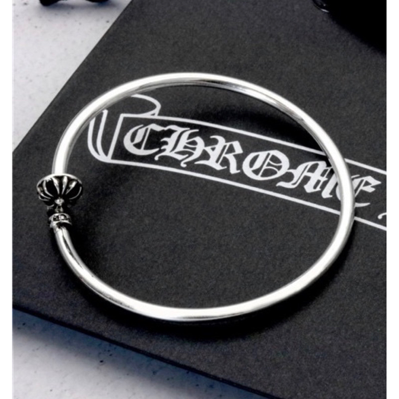 VÒNG TAY Tròn CHROME HEART Thép Không Gỉ CH-157 -Lắc tay Tròn Chrome heart Bản Nhỏ/ Chrome heart bracelet
