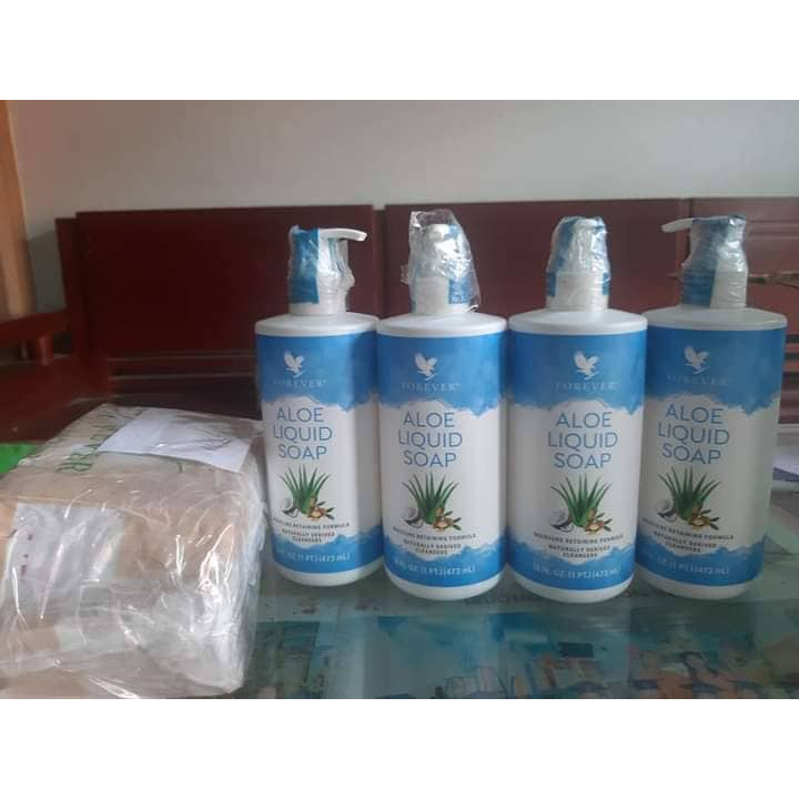 Sữa rửa mặt và tay Aloe Liquid Soap 633 flp