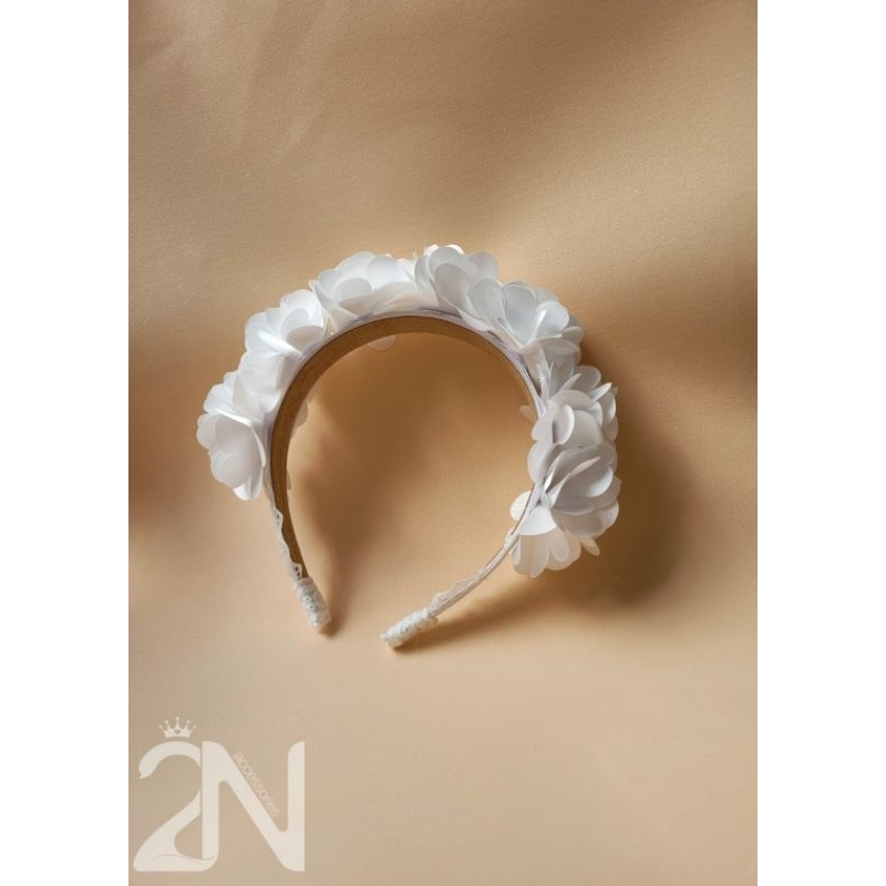 2N - Blossom Rose| Headbands| Bờm Cài tóc hoa hồng lụa cao cấp