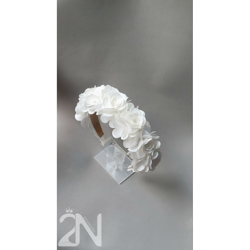 2N - Blossom Rose| Headbands| Bờm Cài tóc hoa hồng lụa cao cấp