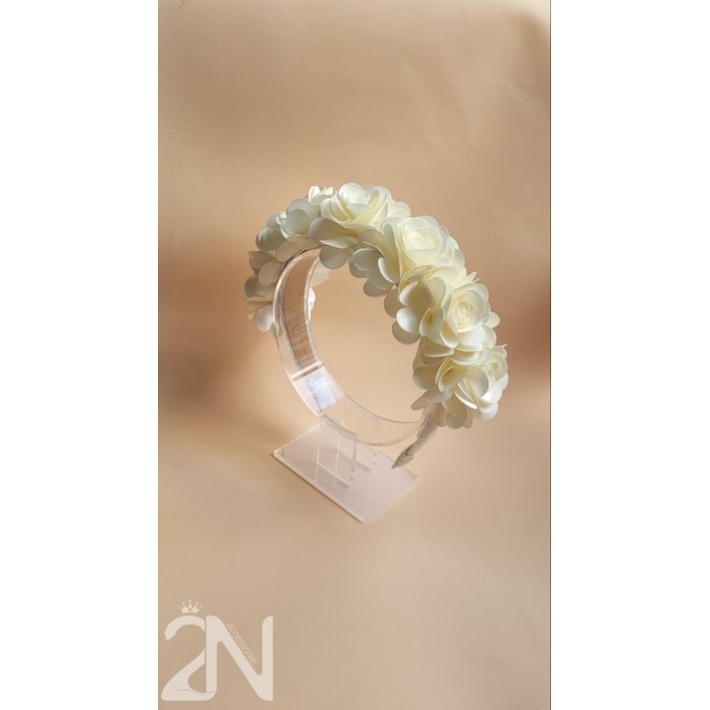 2N - Blossom Rose| Headbands| Bờm Cài tóc hoa hồng lụa cao cấp