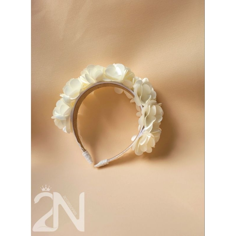2N - Blossom Rose| Headbands| Bờm Cài tóc hoa hồng lụa cao cấp