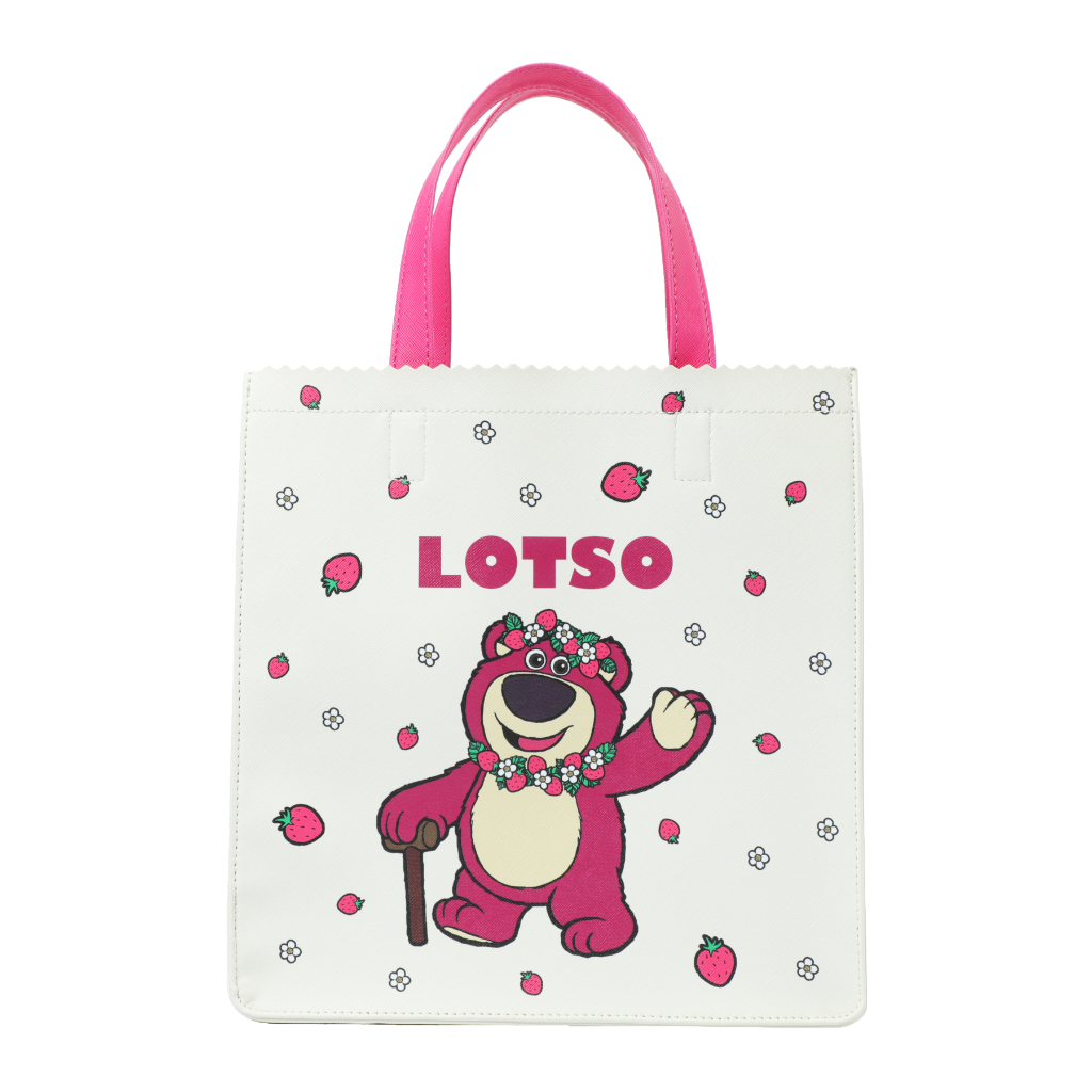 [DISNEY] Túi đựng đồ đa năng Lotso Màu Trắng Dễ Thương, Siêu Xinh