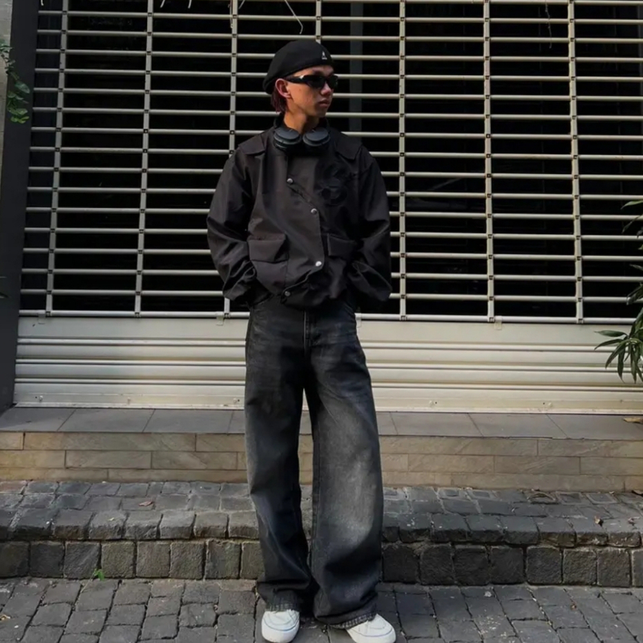 Áo Khoác Dù Form Oversize